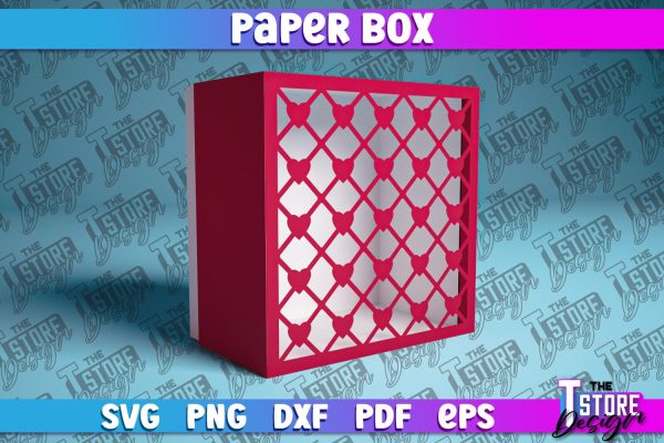 Paper Box SVG | Paper Cut SVG | Home Design For Sale