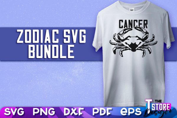 Cancer SVG Design | Astrology | SVG Design | Zodiac SVG v.2 For Cheap