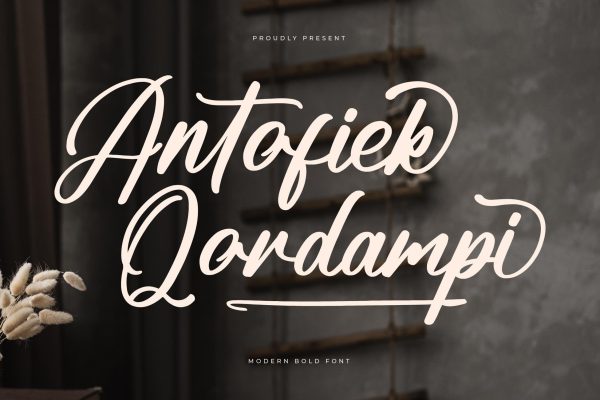 Antofiek Qordampi - Modern Bold Font Discount