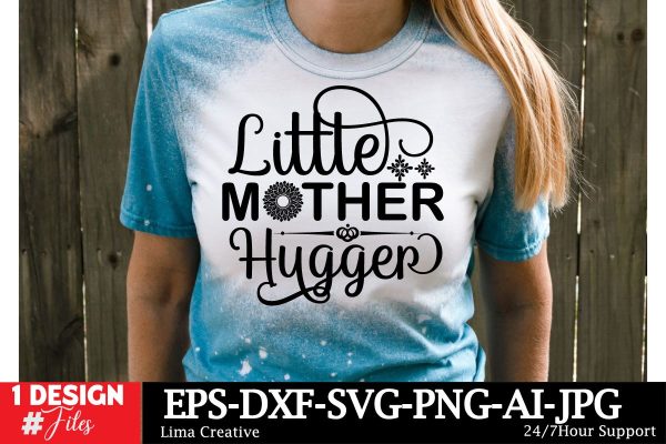 Little Mother Hugger SVG Cut File Cheap