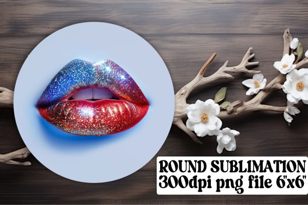 Stars and Stripes Lip Sublimation Set For Cheap