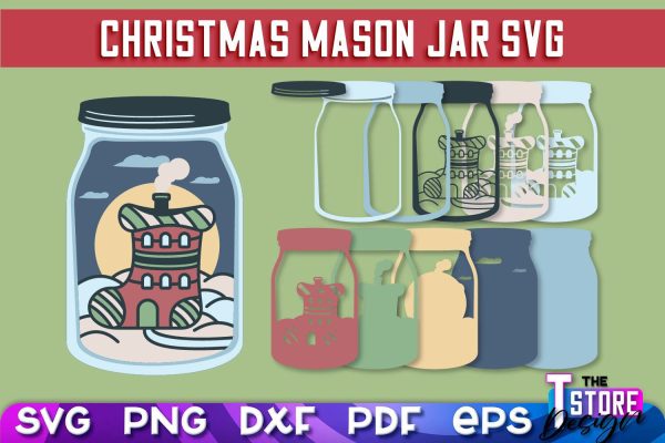 Mason Jar SVG | Kitchen Design | 3D Paper Mason Jar For Sale