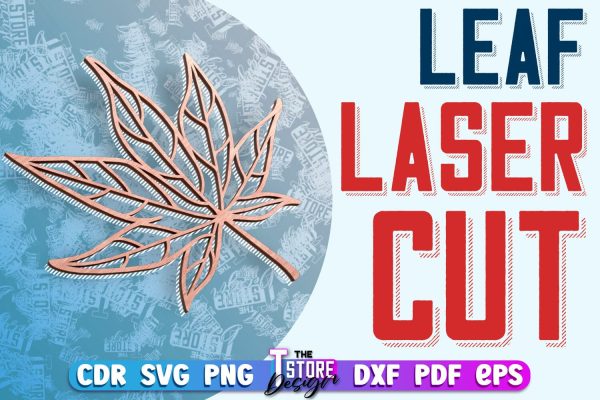 Leaf Laser Cut Design | Floral Laser Cut SVG Design | CNC File Online now