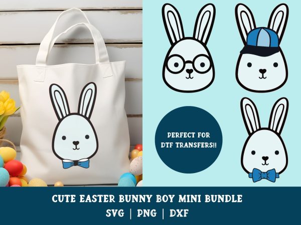 Cute Easter Bunny Boy Mini Bundle Discount