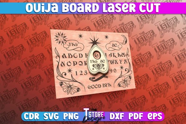 Ouija Board Laser Cut Design | Mystical Design | CNC Files Hot on Sale