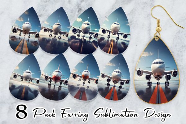 Earring Airplane Fashion