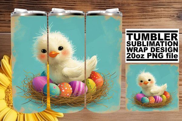 Colorful Easter Basket Bliss Tumbler Sublimation Online Hot Sale