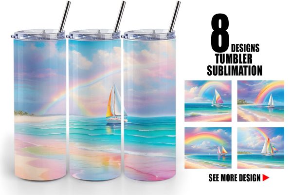 Tumbler Wrap Rainbow Beach on Sale