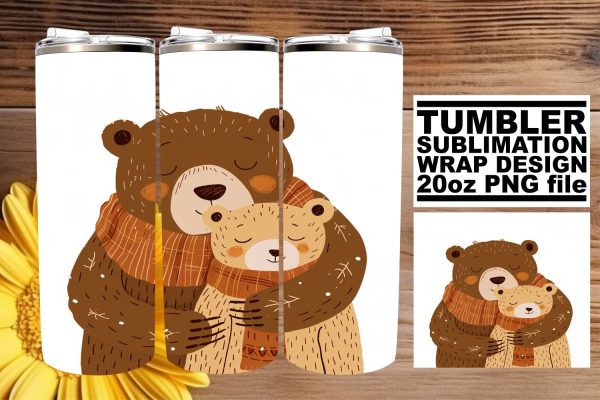Mother s Day Joyful Mama Bear Tumbler Art - Celebrate Her Unconditional Love Online Sale