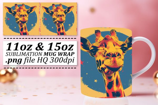 Nostalgic Animals Mug Wrap Sublimation Online