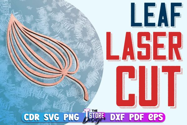 Leaf Laser Cut Design | Floral Laser Cut SVG Design | CNC File Supply