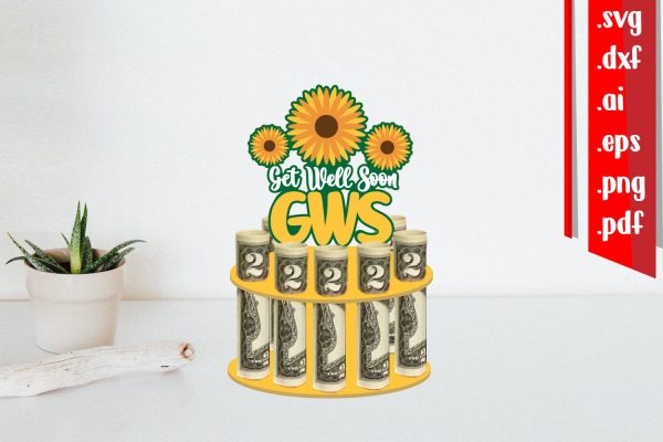Get Well Soon Money Cake 2 Cheap