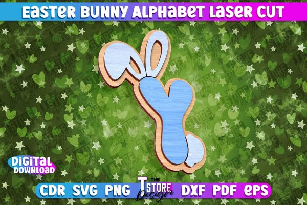 Easter Alphabet Laser Cut | Easter Design | CNC Files Online Hot Sale