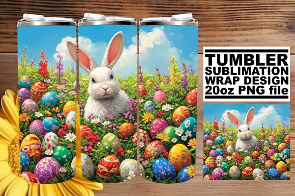 Easter Eggstravaganza Watercolor Sublimation Wrap Online now