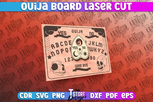 Ouija Board Laser Cut Design | Mystical Design | CNC Files For Cheap