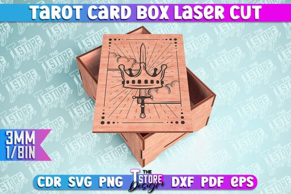 Tarot Card Box Laser Cut | Tarot Card Design | CNC File Online now
