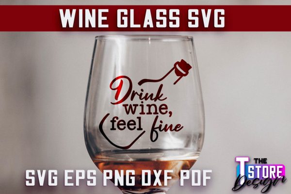 Wine Glass SVG Design | Alcohol SVG Quotes | Glass SVG Quotes For Cheap