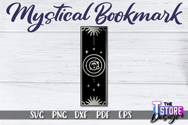 Mystical Bookmark SVG | Mystical Symbols SVG | Book Lover Discount