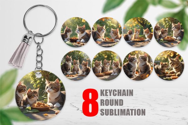 Keychain Cat on Summer Cheap