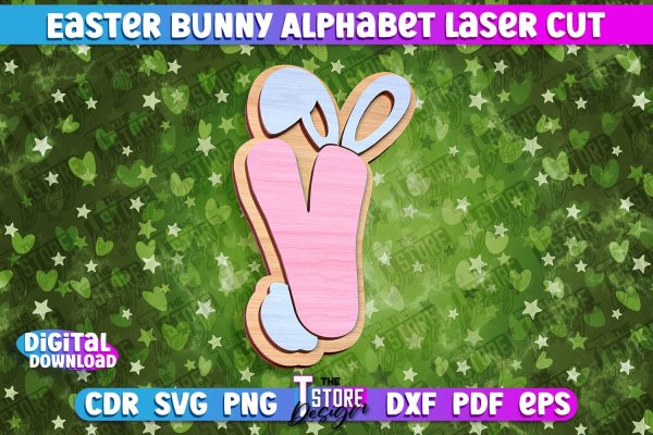 Easter Alphabet Laser Cut | Easter Design | CNC Files Online Hot Sale