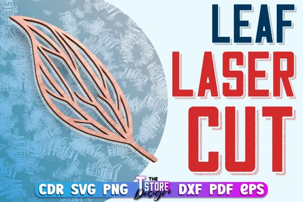 Leaf Laser Cut Design | Floral Laser Cut SVG Design | CNC File Hot on Sale