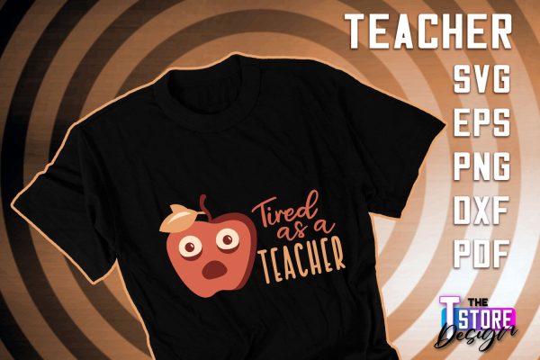 Teacher SVG Design | Funny Quotes SVG Design | School SVG v.2 Sale