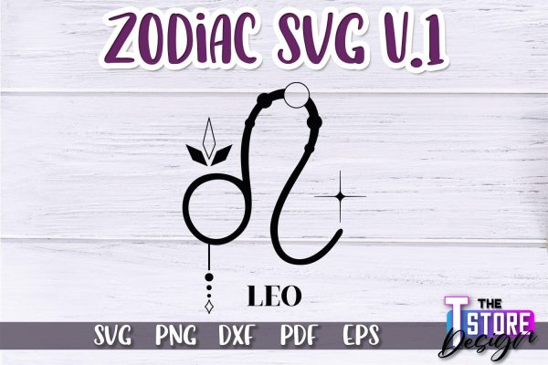 Zodiac SVG Design | Astrology Design | SVG Design v.1 Supply