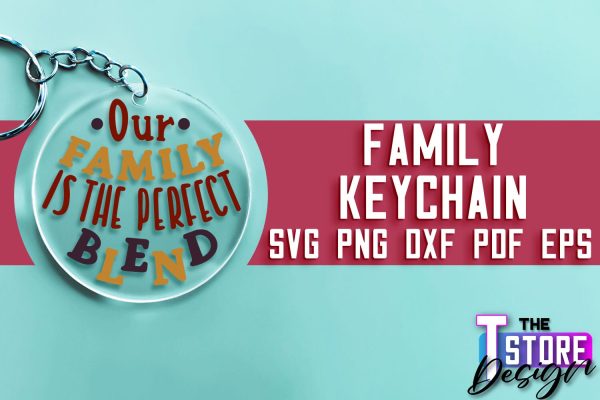Family Keychain SVG | Family Quotes Design | Print SVG Hot on Sale