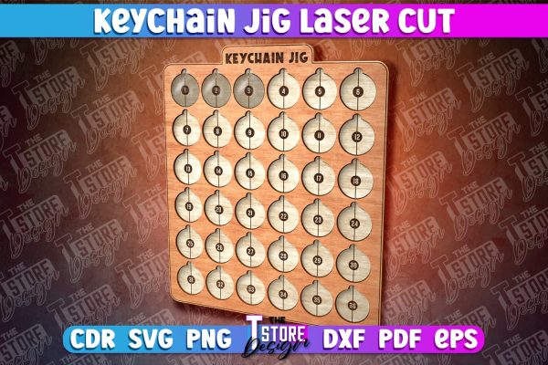 Keychain Jig Laser Cut | Jig Laser Cut Design | CNC Files Online Hot Sale