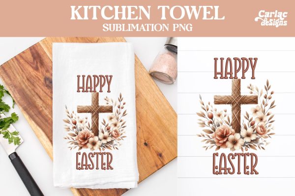 Easter Kitchen Towel Sublimation For Discount