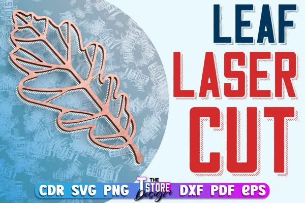 Leaf Laser Cut Design | Floral Laser Cut SVG Design | CNC File Hot on Sale