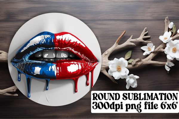 Americana Lips Sublimation Trio & Keychain Online Hot Sale