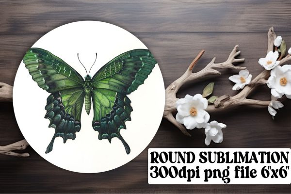 Whimsical Butterfly Sublimation for Keychains, Car Coasters, and More! Hot on Sale