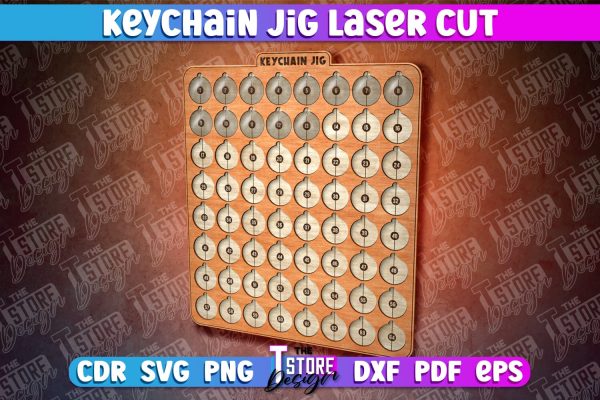 Keychain Jig Laser Cut | Jig Laser Cut Design | CNC Files Hot on Sale