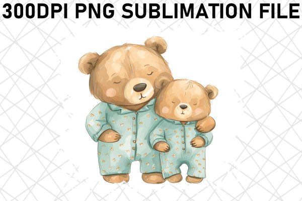 Mama Bear Snuggle: Mother s Day Sublimation Art For Discount