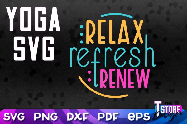 Yoga Quotes SVG Design | Sport SVG | Meditation Quotes | SVG File v.2 Online Sale