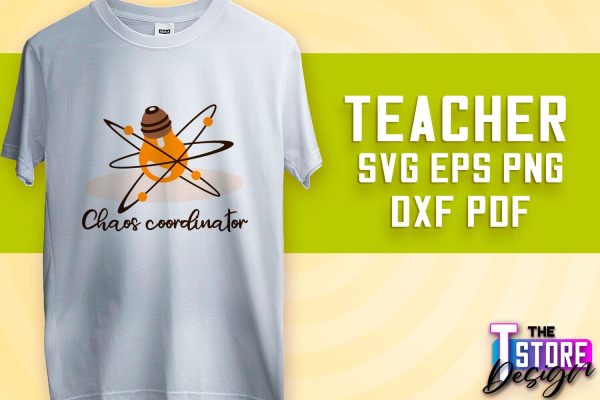 Teacher SVG Design | Funny Quotes SVG Design | School SVG v.1 Supply