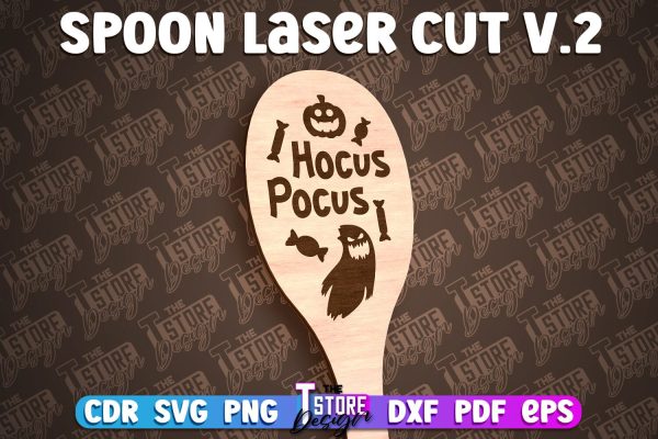 Spoon Laser Cut Design | Kitchen Design | Home SVG Online Sale