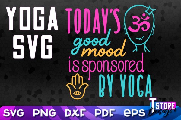 Yoga Quotes SVG Design | Sport SVG | Meditation Quotes | SVG File v.2 For Sale