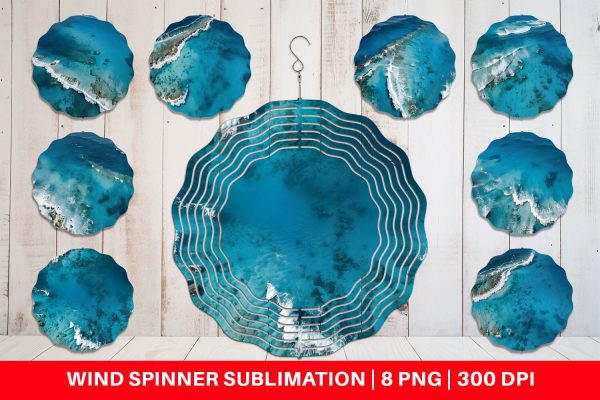 Wind Spinner Ocean Surface Fashion