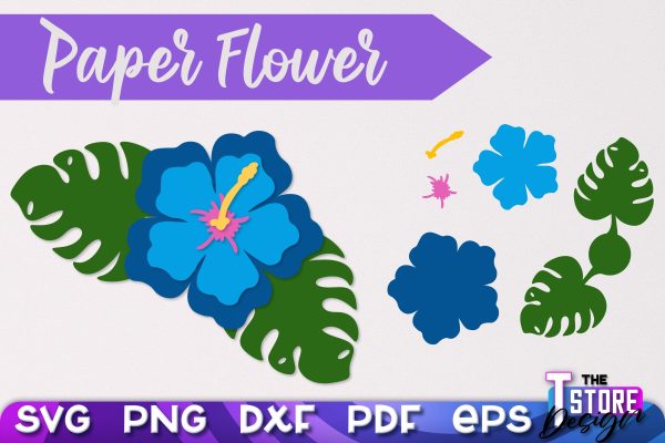 Paper Flower SVG Design | Flower SVG Design | Mother’s Day Gift Online
