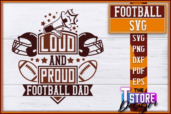 Football SVG Design | Football Designs | Dad Quotes For Discount