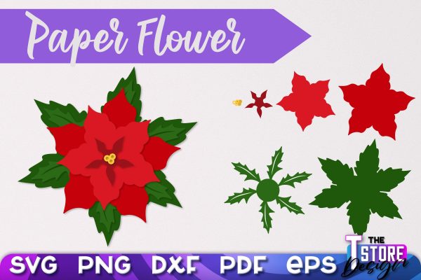 Paper Flower SVG Design | Flower SVG Design | Mother’s Day Gift For Sale