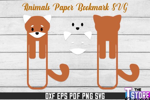 Paper Red Panda Bookmarks SVG | Bookmark SVG Design | Book Lover For Sale