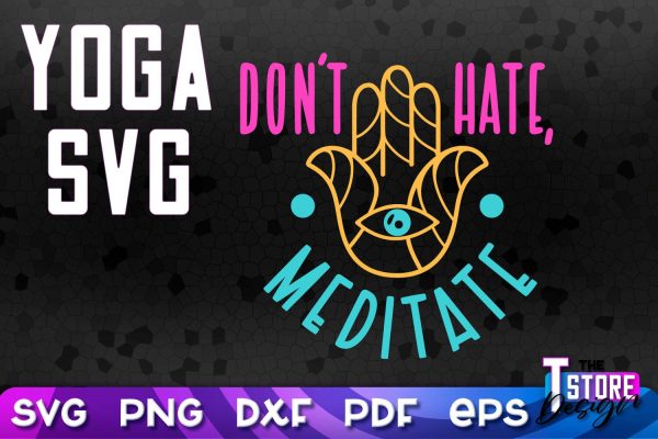 Yoga Quotes SVG Design | Sport SVG | Meditation Quotes | SVG File v.2 Online