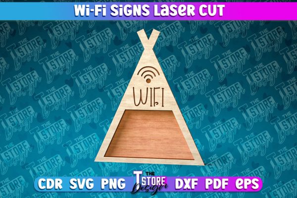 Wi-fi Signs Laser Cut | Laser Cut SVG Design | CNC Files Online Hot Sale
