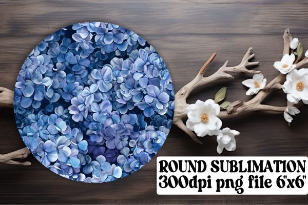 Modern Flower Round Decor Kit: Keychain, Coaster, Circle Designs Sale
