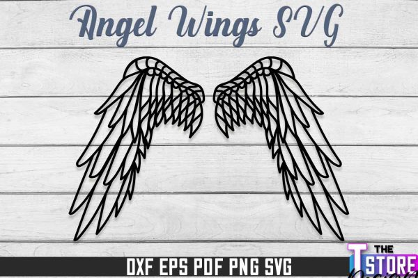 Angel Wings SVG Design | Angel SVG Design | SVG File Cheap