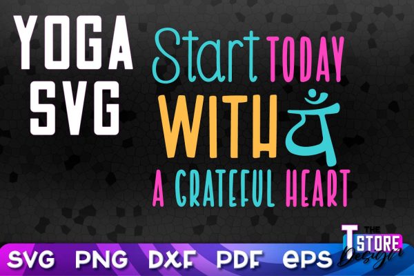 Yoga Quotes SVG Design | Sport SVG | Meditation Quotes | SVG File v.2 For Sale