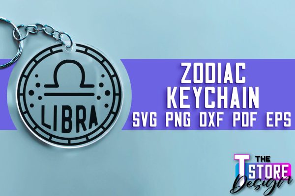 Zodiac Keychain SVG | Astrology Design | SVG Design v.1 Online